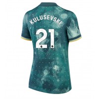 Camiseta Tottenham Hotspur Dejan Kulusevski #21 Tercera Equipación para mujer 2024-25 manga corta